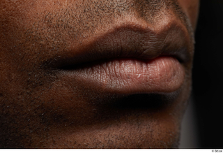 HD Face Skin Najeem Bonner face lips mouth skin pores…